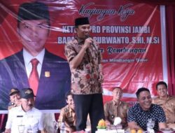 Ketua DPRD Provinsi Jambi Edi Purwanto Silaturahmi dengan Camat dan Kades di Mandiangin Timur