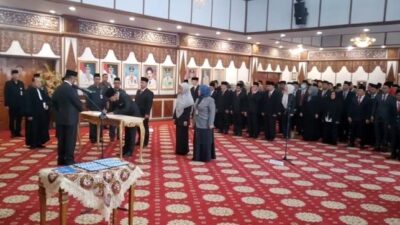 Sekda Sudirman Lantik 144 Pejabat Provinsi Jambi