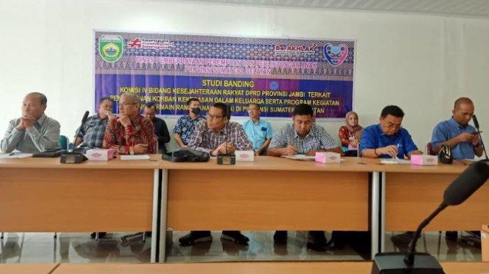 Komisi IV DPRD Provinsi Jambi Studi Banding ke-Sumsel, Terkait penanganan korban KDRT.