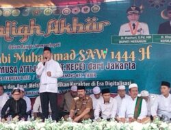 H Mashuri Tablik Akbar Bersama FKKU dan Santri di Tabir