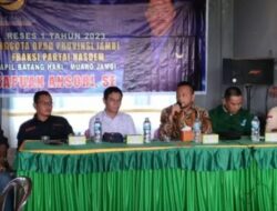 Sapuan Ansori Anggota DPRD Provinsi Jambi Reses bersama Awak Media di Batanghari