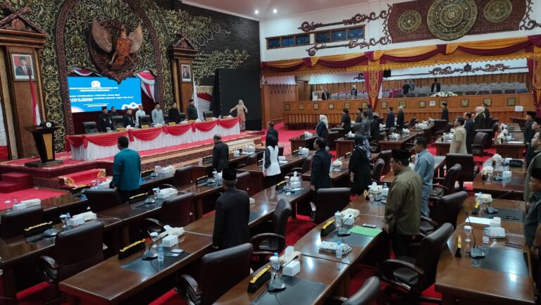 DPRD Provinsi Jambi Gelar Paripurna Masa Persidangan Pertama 2023.