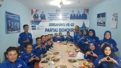 DPC Demokrat Merangin Rayakan HUT Partai ke-22, Apuk: Kita Mantapkan Strategi Pemenangan Pemilu 2024