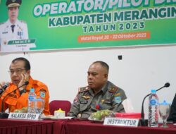 Pj Bupati Merangin Didampingi Kepala BPBD Buka Pelatihan Pilot Drone, Untuk Deteksi Dini Bencana