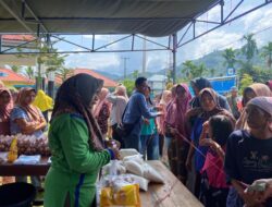 Hari Ini Gerakan Pangan Murah di Kecamatan Pangkalan Jambu, Ibu-ibu Antusias Belanja