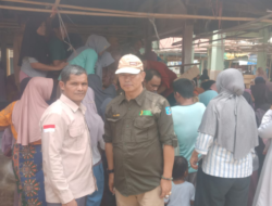 Dinas Ketahanan Pangan Gelar GPM di Pasar Muara Siau, Emak-emak Borong Sembako Murah 