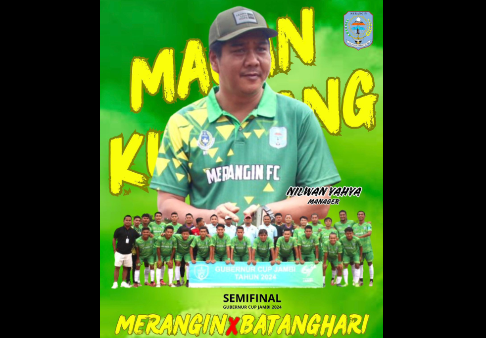Manager Tim Merangin FC, Nilwan Yahya.
