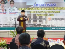 Gubernur Al Haris Buka Sosialisasi Penyusunan Grand Design Pembangunan Kependudukan 5 Pilar Tingkat Provinsi Jambi