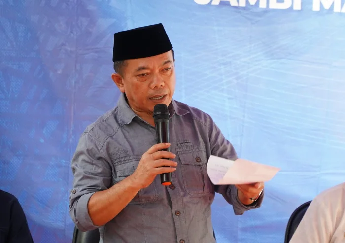 Gubernur Jambi, Al Haris secara langsung melakukan launching Repeater GSM di Desa Muaro Hemat, Kecamatan Batang Merangin, Kabupaten Kerinci, Jum’at (15/03/2024) siang.