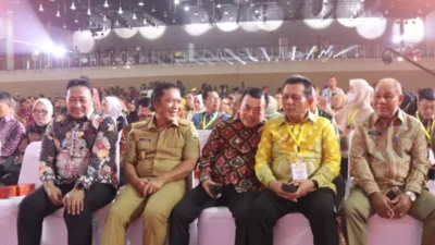 Gubernur Jambi, Al Haris menghadiri acara puncak Hari Pers Nasional (HPN) yang dilaksanakan di Kawasan Ancol yaitu di Gedung Ecopark, DKI Jakarta, Selasa (20/02/2024).