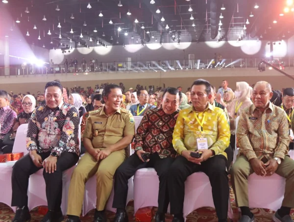 Gubernur Jambi, Al Haris menghadiri acara puncak Hari Pers Nasional (HPN) yang dilaksanakan di Kawasan Ancol yaitu di Gedung Ecopark, DKI Jakarta, Selasa (20/02/2024).