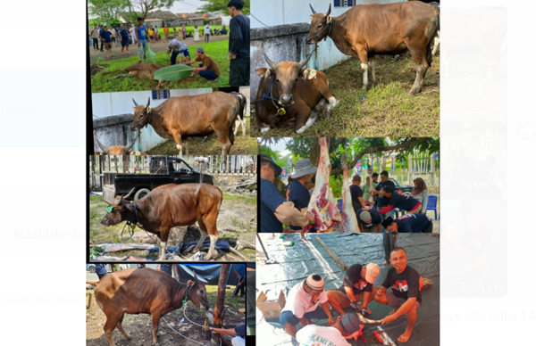 H Abdul Rahman Berkurban di Sejumlah Wilayah Kota Jambi