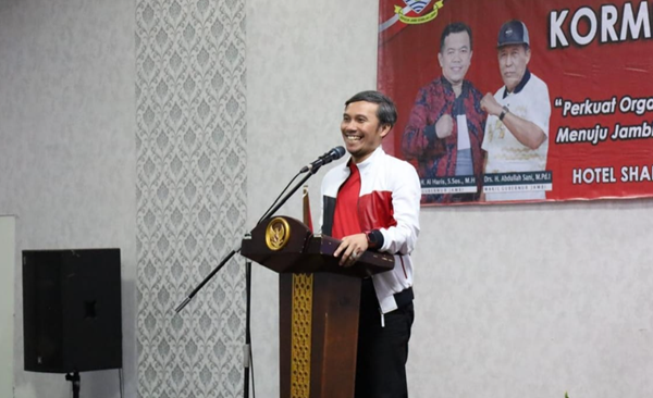 Ketua DPRD Provinsi Jambi sekaligus Ketua Kormi Provinsi Jambi, Edi Purwanto menghadiri Rapat Kerja Kormi Provinsi Jambi.