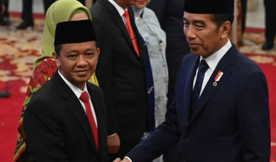 Bahlil Lahadalia (kiri) bersama Presiden RI Joko Widodo (kanan). Foto : Antara