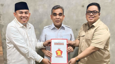 HAR-Guntur Terima Rekom Partai Gerindra