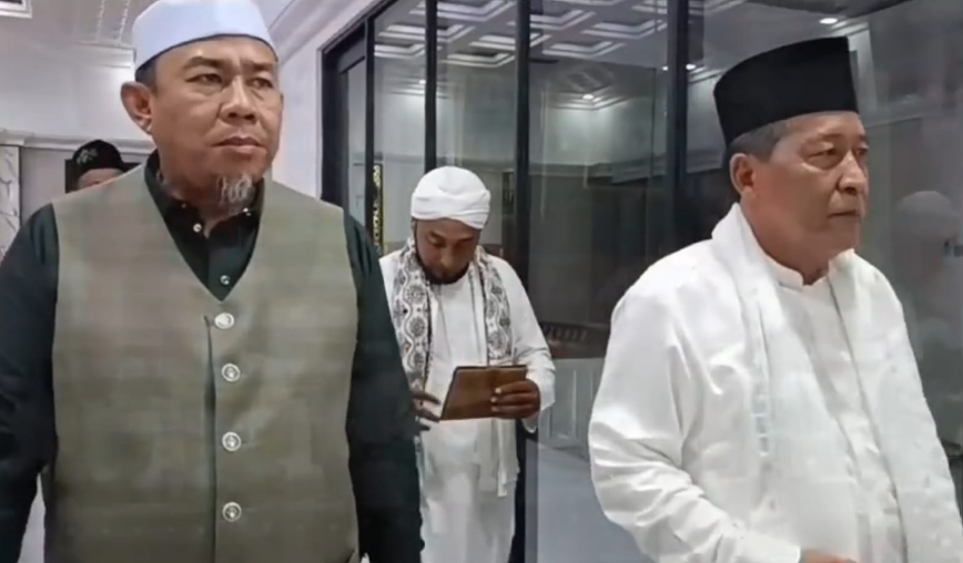 Calon Walikota Jambi, H Abdul Rahman saat bersama Abdullah Sani.