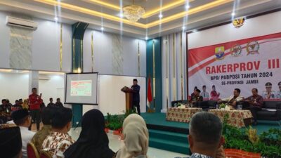 Al Haris Buka Rakerprov III BPD PABPDSI se Provinsi Jambi