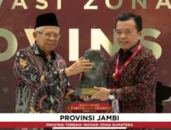 Al Haris Terima Penghargaan Paritrana Award 2024 dari Wapres Ma’aruf Amin