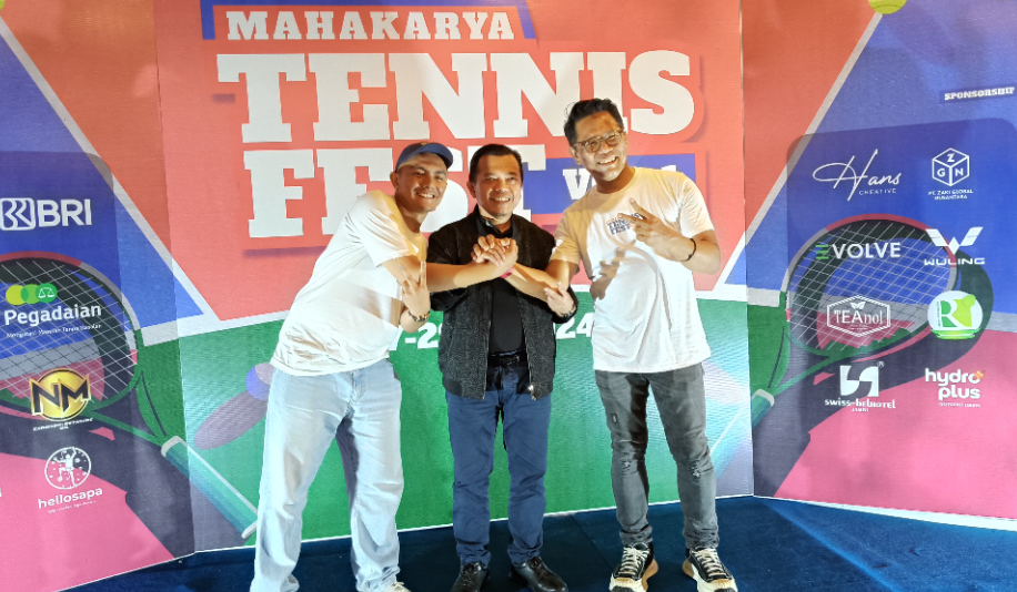 Al Haris Tutup Mahakarya Tenis Fest Vol 1