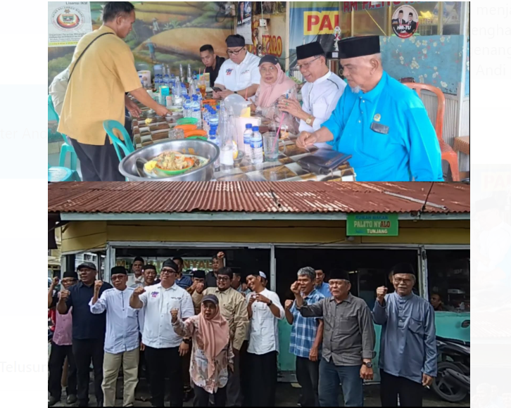 H Andi Muhammad Guntur bersama warga Terminal Rawasari.