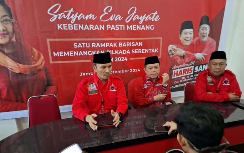 PDIP Tegaskan Kader Harus Solid Menangkan Haris-Sani di Pilgub Jambi