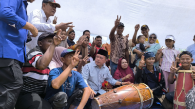 Al Haris Disambut Antusias di Mandiangin Timur Sarolangun