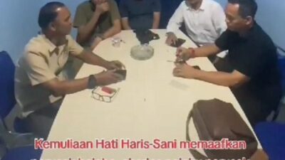 Haris-Sani Maafkan Perusak Baliho yang Dilakukan Tim RH