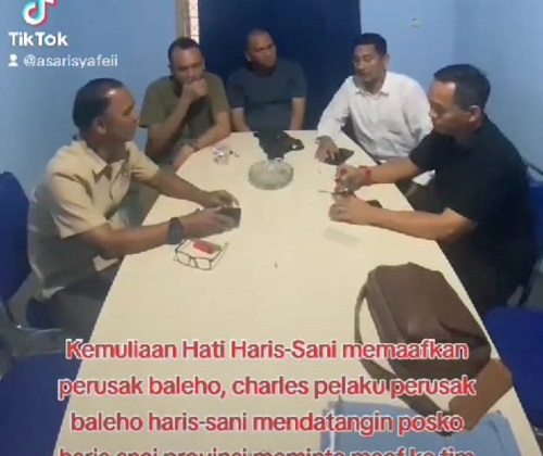 Haris-Sani Maafkan Perusak Baliho yang Dilakukan Tim RH