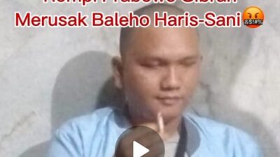 Oknum Diduga Tim RH Ketangkap Tangan Rusak Baliho Haris-Sani