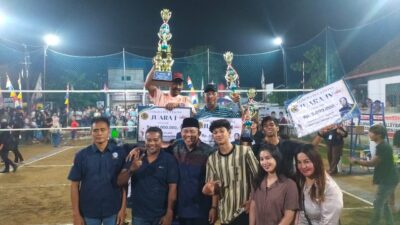 Cawako Jambi H Abdul Rahman Hadir di Final Turnamen Voli Sijenjang