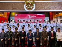 Hadir di Pengukuhan Paskibaraka Provinsi Jambi, Edi Purwanto: Selamat Bertugas, Laksanakan Tugas dengan Baik
