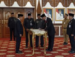 Al Haris Lantik Muzakir jadi Kadis PUPR dan Johansyah Asisten II