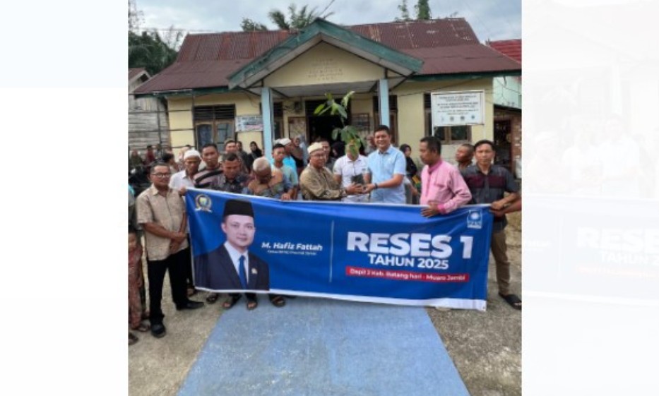 Ketua DPRD Provinsi Jambi, M Hafiz Fattah melaksanakan agenda reses di Desa Simpang Jelutih, Kecamatan Bathin XXIV