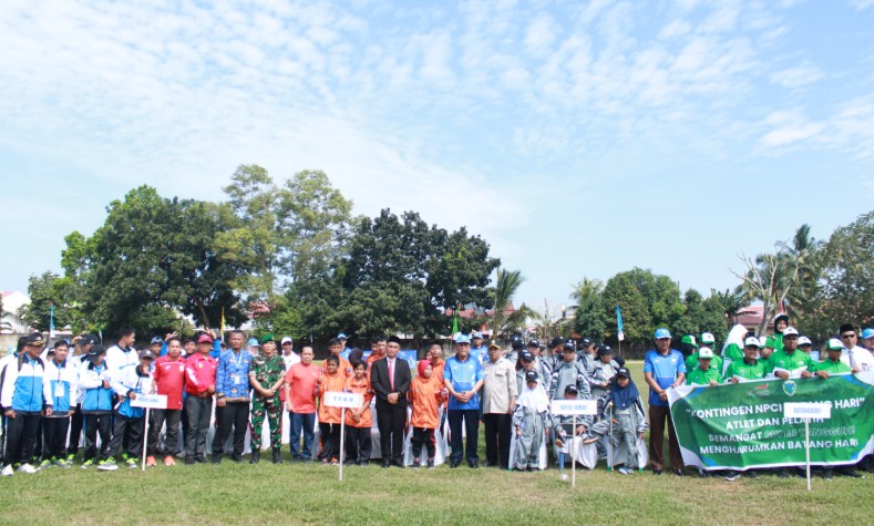 Wakil Gubernur (Wagub) Jambi Drs. H.Abdullah Sani, M.Pd.I secara resmi membuka Pekan Paralympik Pelajar Provinsi (PEPARPEPROV) Tingkat Provinsi Jambi Tahun 2025