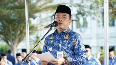 Gubernur Al Haris sebagai Inspektur Upacara Hari Kediplinan Nasional dan Penyerahan SK Gubernur Tentang Pegawai Non ASN