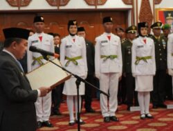 Gubernur Al Haris Kukuhkan 54 Anggota Paskibraka Provinsi Jambi Tahun 2025
