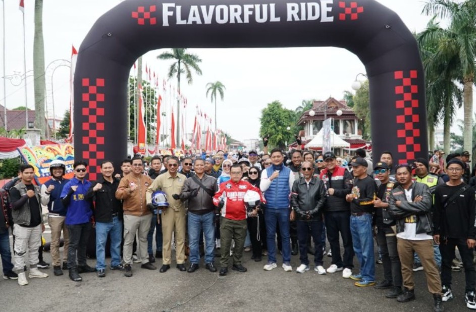 Semarak Sunmori Merdeka, Gubernur Al Haris Riding Bersama Forkopimda Jambi