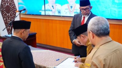 Sekda Sudirman Lantik Pejabat Administrator, Pengawas, dan Fungsional di Lingkup Pemprov Jambi