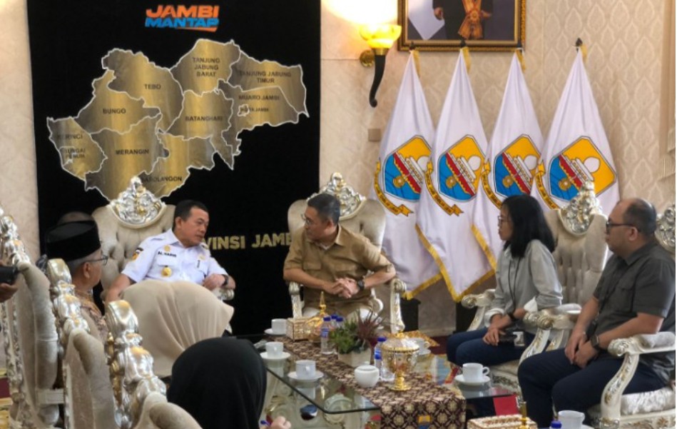 Gubernur Al Haris Audiensi Bersama Hutama Karya, Bahas Operasional Tol Tempino Sampai Simpang Ness