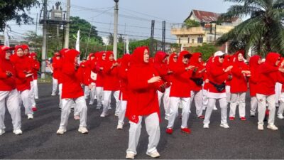 Kehadiran Hesti Haris di Peringatan HATERI ke-40, Dukungan Kuat Pengembangan Senam Tera di Jambi