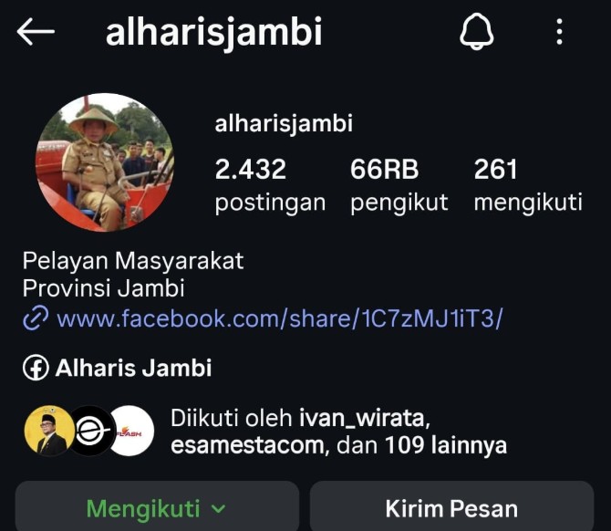 Transparan & Humanis! Review Akun IG @alharisjambi yang Bikin Publik Terkejut Positif