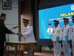 Bupati M. Syukur Kukuhkan Enam Kades PAW, Tegas Ingatkan Bahaya PETI dan Arah Baru Dana Desa