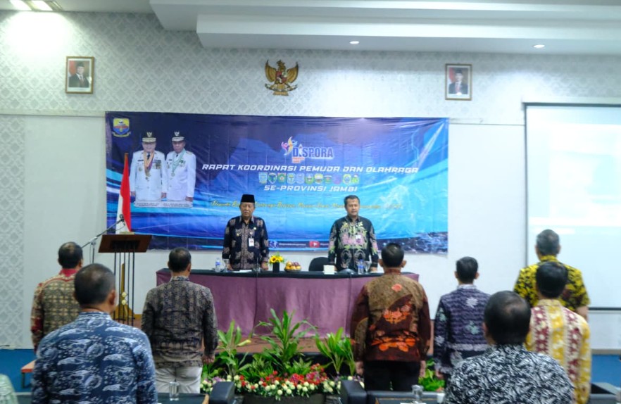 Buka Rakor Program Pemuda dan Olahraga Se-Provinsi Jambi, Wagub Sani Harap Masukan Cerdas untuk Wujudkan Olahraga Jambi Lebih Maju