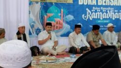 Buka Puasa dengan Imam Masjid, Bupati Merangin Tabuh Genderang Perang Lawan Sampah dan Narkoba