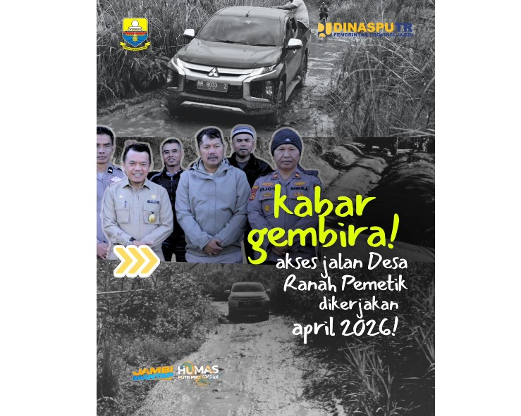 Infrastruktur Prioritas 2026, Jalan Ranah Pemetik Kerinci Segera Diperbaiki