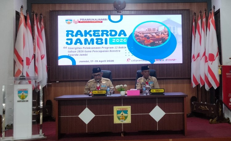 Sekda Sudirman Buka Rakerda Pramuka 2026: Fokus Evaluasi Strategi, Kaderisasi Pemimpin Muda