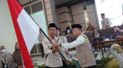 Lepas 442 JCH Kloter BTH 19, Pesan Gubernur Al Haris: Fokus Ibadah Haji, Jangan sia-siakan Perjuangan Puluhan Tahun