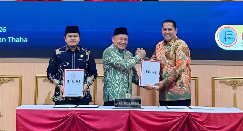 Pemerintah Kabupaten Merangin kembali mencatat capaian penting dalam pengelolaan keuangan publik usai berhasil mempertahankan Opini Wajar Tanpa Pengecualian (WTP) dari Badan Pemeriksa Keuangan (BPK) RI atas Laporan Keuangan Pemerintah Daerah (LKPD) Tahun Anggaran 2025.