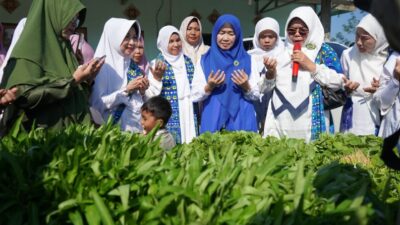 Hj. Hesti Haris bersama BKMT dan Posyandu Serahkan Hewan Kurban di Desa Tangkit dan Kelurahan Kasang