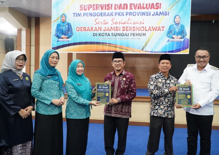 Sosialisasikan Gerakan Jambi Bersholawat di Sungai Penuh, Hj. Hesti Haris Tegaskan Sholawat Jadi Amal Nyata